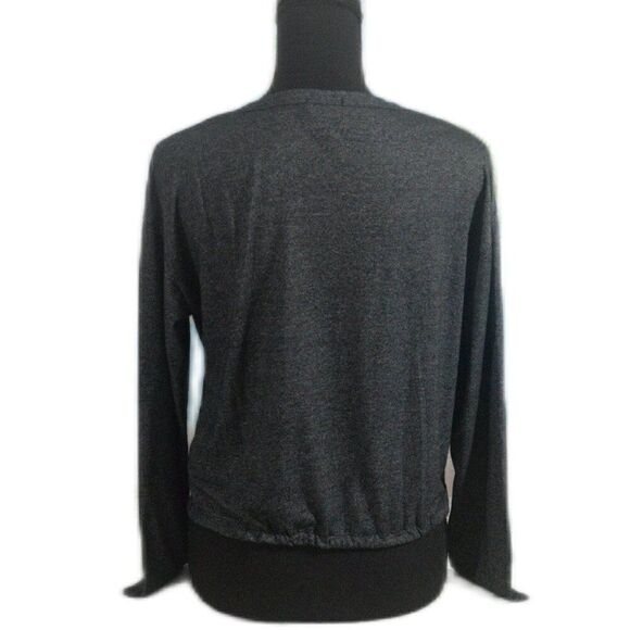 Caution to the Wind Top Sweatshirt Kangaroo Pocket Gray Size Small - Picture 3 of 5